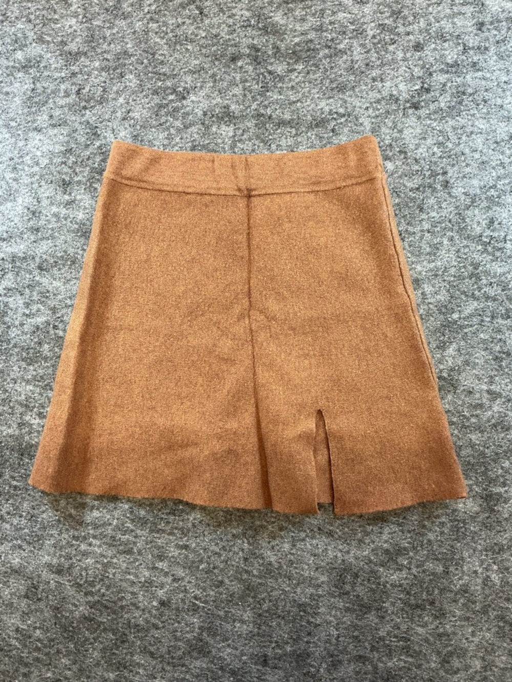 O. Vianca Brown High Rise Girly Mini Skirt. A12